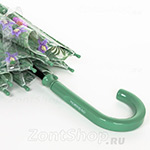 Зонт трость женский прозрачный Fulton Morris & Co L782 2980 Оливка (Дизайнерский)