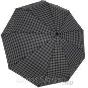 Зонт мужской Diniya 2255 (16989) Клетка, Черный