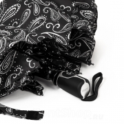Зонт женский Doppler 7441465BW05 (Black-White) 16031 Черный с рисунком Пейсли