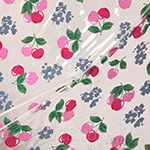 Зонт трость женский прозрачный Fulton Cath Kidston L546 1984 Вишня (Дизайнерский)