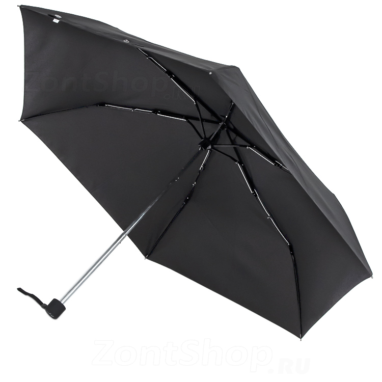 Мини зонт Ame Yoke M53-B 15941 черный, легкий
