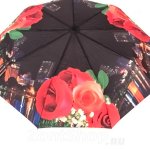 Зонт женский MAGIC RAIN 7293 (15025) Ночной мегаполис Розы