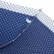 Плоский дорожный зонтик Три Слона L-1353 (17918) Горох Синий
