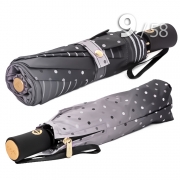 Зонт Три Слона L-3992 (A) 18180 Горох Полоска серый