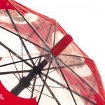 Зонт детский прозрачный Torm 14801 13093 Аниме красный