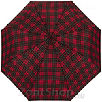 Зонт женский H.DUE.O H605 (3) 11446 Красный в зеленую клетку