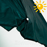 Зонтик от солнца Derby Salito 180 8643 Зеленый (тонкий стержень, стальная констр, плащевка) без чехла