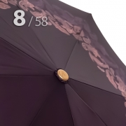 Зонт Три Слона L-3899 (B) 18434 Цепочки серый, женский