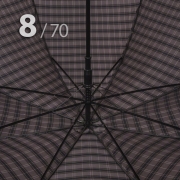 Зонт трость Три Слона M2182 (N) 15317 Клетка (плетеная ручка)