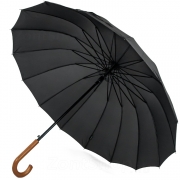 Зонт трость Diniya 2299-1 Черный в чехле