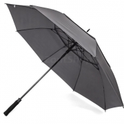 Зонт трость AMEYOKE L75 STORM (03) Серый (наконечник металл)