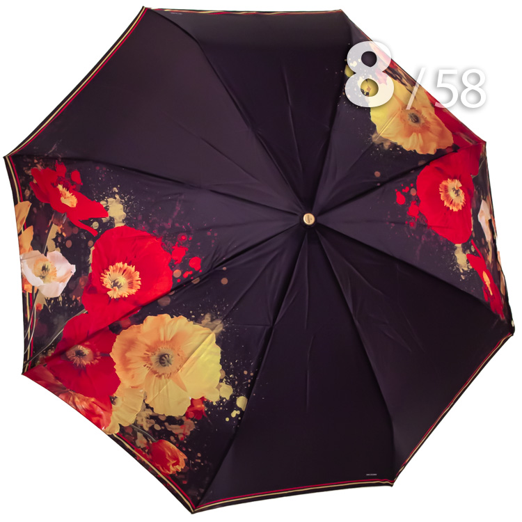 Зонт Три Слона L-3825 (M) 18023 Маки (сатин)