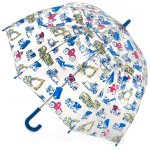 Зонт детский прозрачный Fulton Cath Kidston C723 3574 Машины (Дизайнерский)