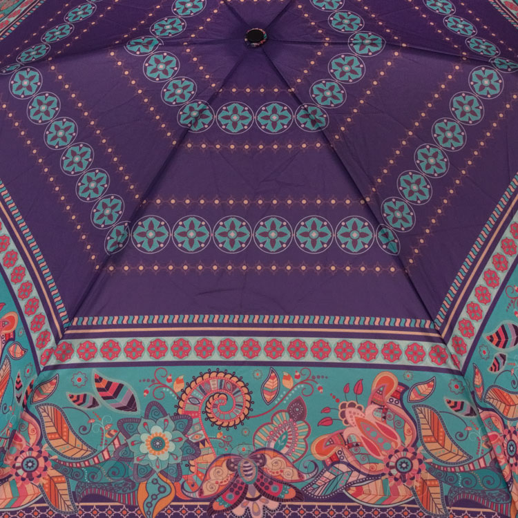 Зонт женский Ame Yoke M53-5S 11812 Цветочный этюд  (в футляре)