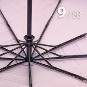 Зонт Три Слона L-3992 (A) 18183 Горох Полоска коричневый