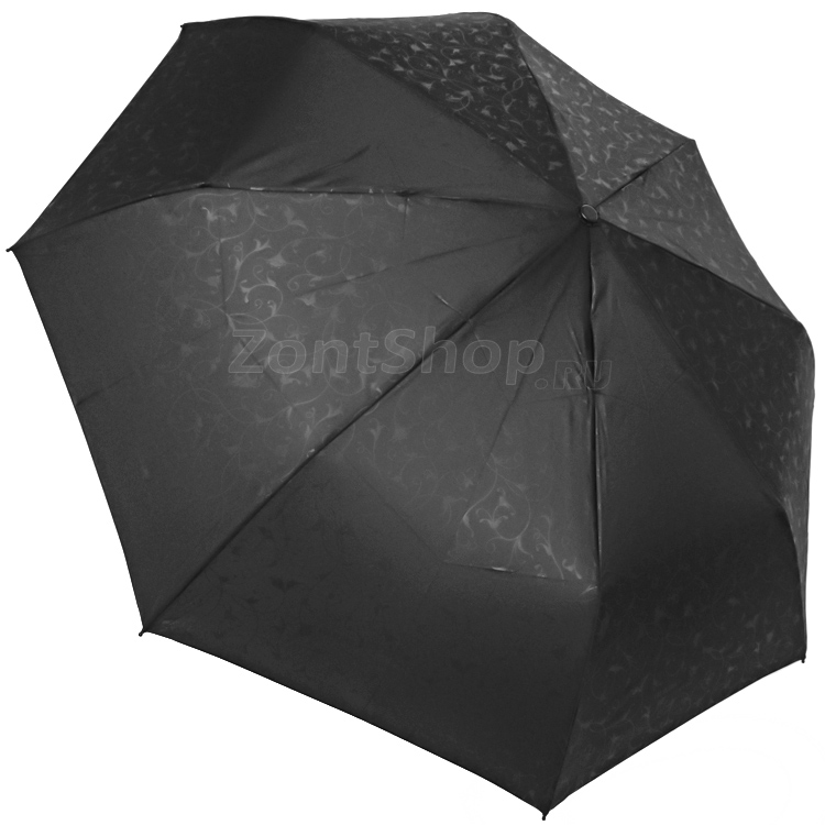 Зонт Три Слона L3856 (A) 18981 Черный оранжевый каркас (M)