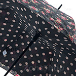 Зонт трость женский Fulton Cath Kidston L778 2845 Цветы горох (двусторонний)