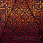 Зонт женский Zest 23818 7871 Орнамент Бордовый