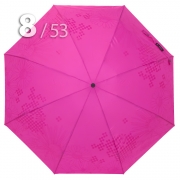 Зонт Три Слона L-4898 (C) 17910 Цветы Графика Ярко-Розовый, компактный облегченный