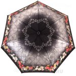 Зонт женский Три Слона 364 (A) 11858 Орнамент в серебре Розы