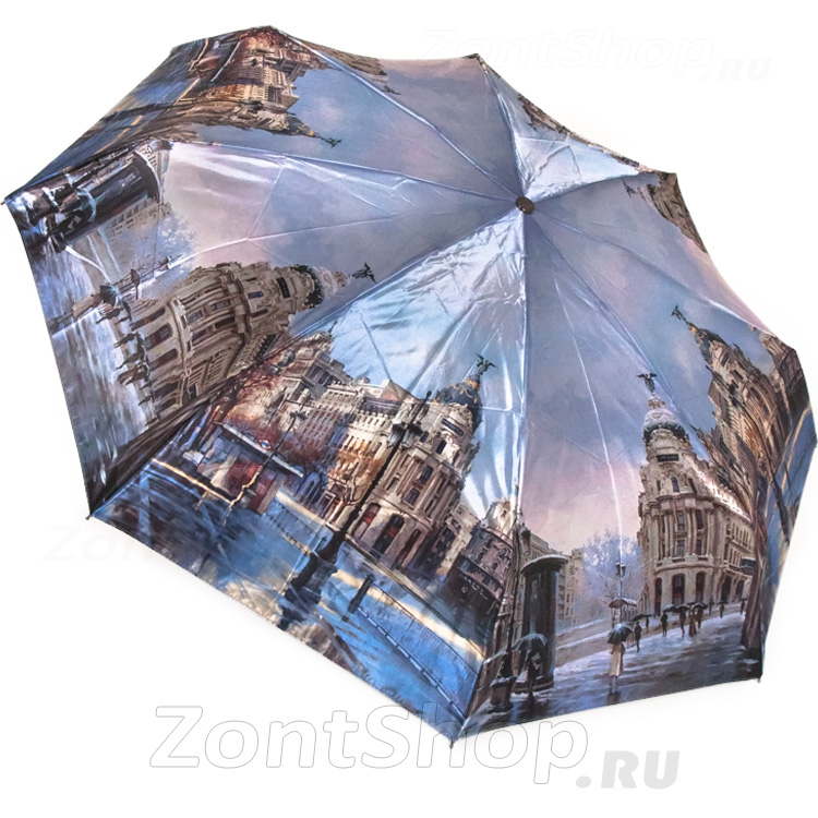 Зонт женский Trust 42372 11415 Лондон под дождем (сатин)