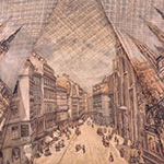 Зонт Zest 23625 10575 Ретро город