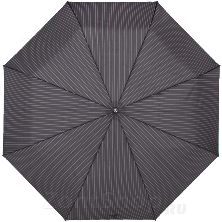 Большой зонт Ame Yoke OK65-CH (18) Серый в полоску