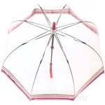 Зонт трость женский прозрачный Fulton L042 3868 Цветные полоски