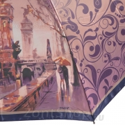 Зонт женский Diniya 132 (17188) Париж, набережная (сатин)