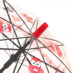 Зонт детский со свистком прозрачный Torm 14803 15239 Разноцветные совята