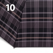 Зонт Три Слона M-6155 (17881) Клетка Черный, семейный с увеличенным куполом