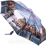 Зонт женский Trust 30472 (9102) Лондон под дождем (сатин)