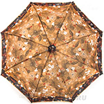 Зонт трость женский Prize 165 10077 Цветы Коричневый