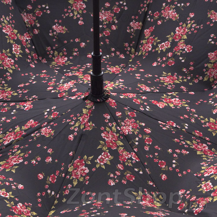 Зонт трость женский Fulton L754 2940 Цветы (двусторонний)