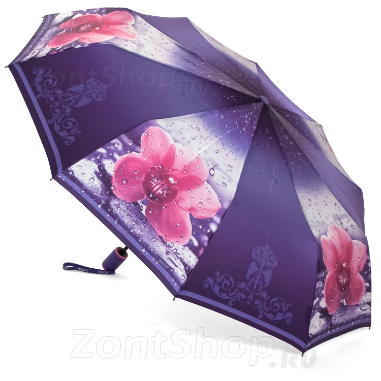 Зонт женский Diniya 2731 16946 Орхидея (сатин)