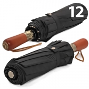 Зонт AMEYOKE OK69-12BW (01) Черный