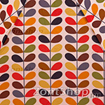 Зонт женский Fulton L749 1964 Orla Kiely Листья разноцветные (Дизайнерский)