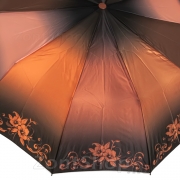 Зонт женский Diniya 2230 (16969) Цветы Оранжевый (сатин)