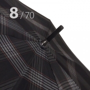 Зонт трость Три Слона M2182 (L) 11456 Клетка (гладкая ручка)