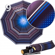 Зонт Три Слона L-3994 (A) 18000 Горох Полоска Синий