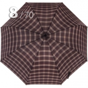 Зонт трость Три Слона M2182 (N) 15321 Клетка (плетеная ручка)