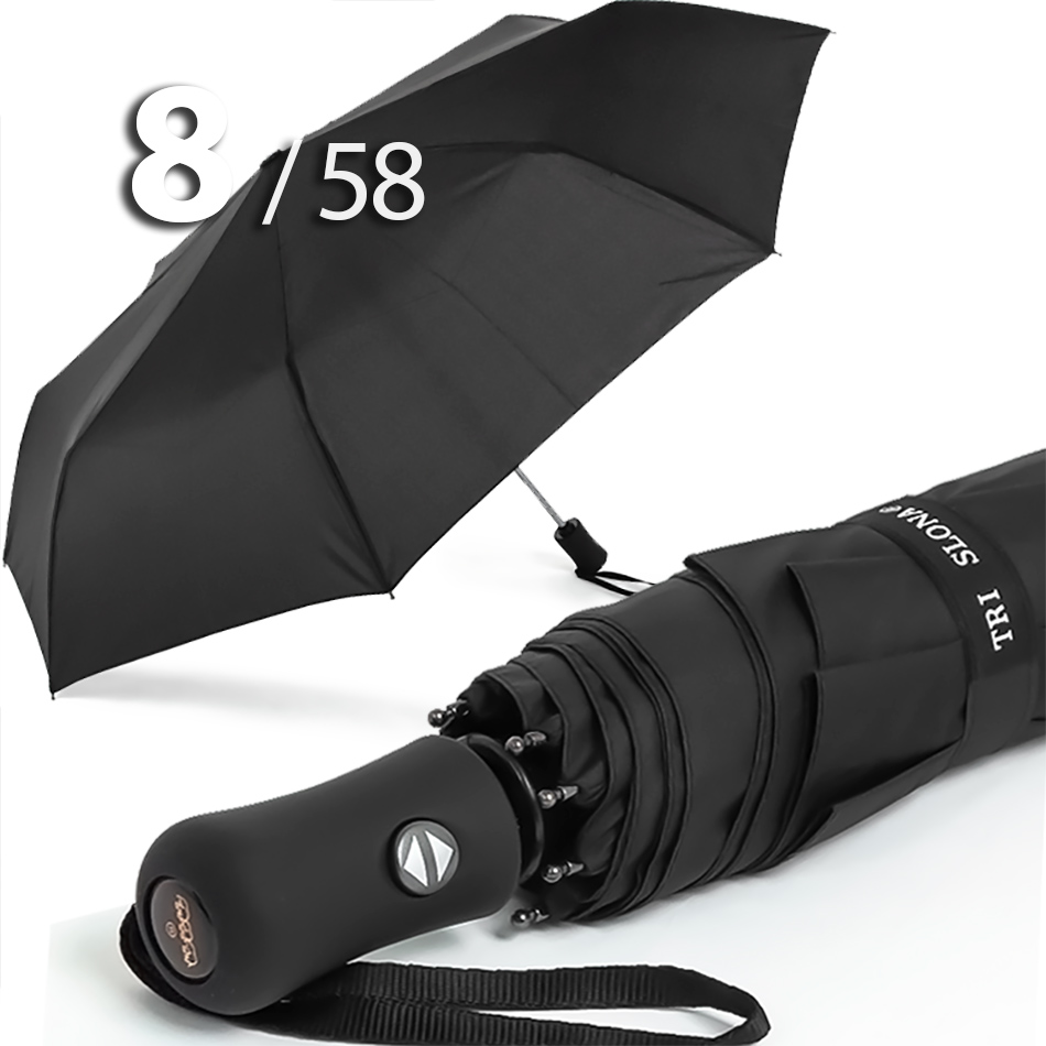 Зонт Три Слона M-5795 Черный, мужской