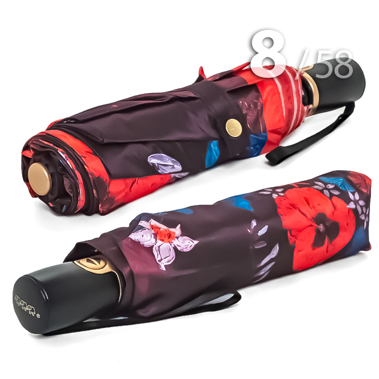 Зонт Три Слона L-3825 (R) 18528 Красные маки (сатин)