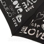 Зонт женский H.DUE.O H158 11769 Love проявляющийся в дождь рисунок