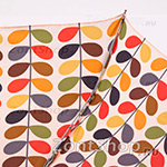 Зонт женский Fulton L749 1964 Orla Kiely Листья разноцветные (Дизайнерский)