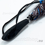 Зонт трость женский Nex 31611 (6754) Серые Кошки (на ремне)