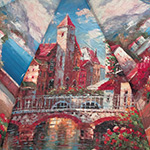 Зонт женский MAGIC RAIN 1223 (11344) Аромат лета