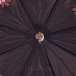 Зонт женский Три Слона 116 (A) 13455 Леопардовый в розовых цветочках (сатин)