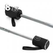 Зонт Три Слона M-4800 Черный, компактный дорожный