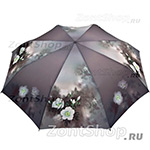 Зонт женский Zest 23745 3747 Цветы на сером
